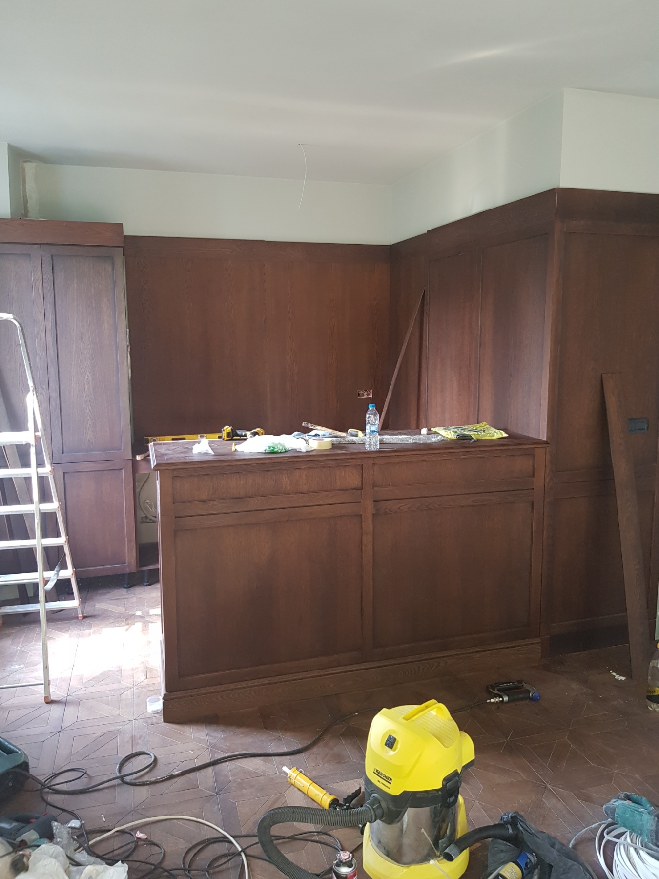 built-in wardrobe custom closet wood